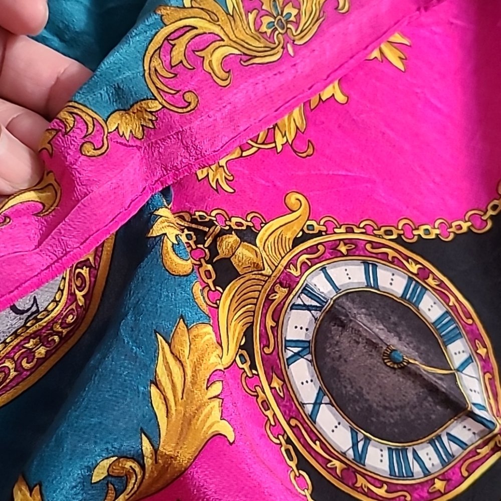 Big Silk Scarf - Picture 3 of 5